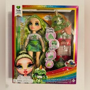Rainbow High Jade Hunter Doll with Slime Accessories